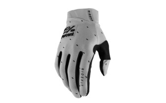 MX Gloves 100% Ridefit SLASHER light grey 