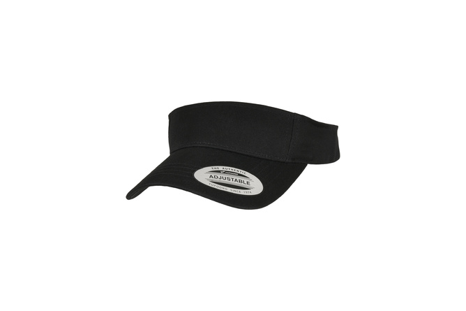 Snapback Cap Curved Visor Cap Flexfit black