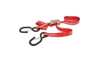 Spanngurte mit Karabiner Polisport rot