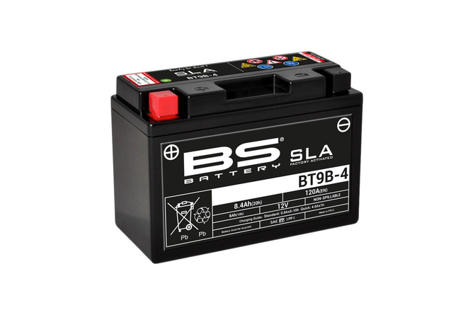 Gel Starterbatterie BS Battery 12 Volt 8,4 Ah SLA 150x70x105mm