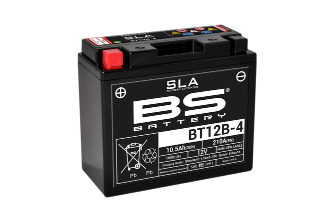 Gel Starterbatterie BS Battery 12 Volt 10 Ah SLA 150x70x130mm