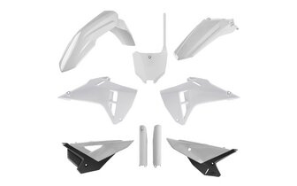 Kit plastique restyl&eacute; Honda CRF 250 d&egrave;s 2022, look 2025 blanc Polisport