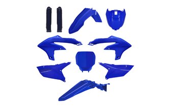 Kit plastique complet Yamaha YZF 250 d&egrave;s 2024 bleu Polisport
