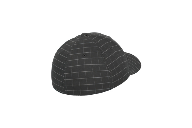 Baseball Cap Square Check Flexifit dark grey/grey