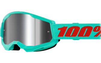 MX Goggles 100% Strata 2 MAUPITI silver mirror