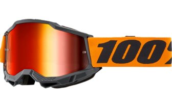 Gafas de Motocross 100% Accuri 2 Naranja / Lente Espejo Rojo