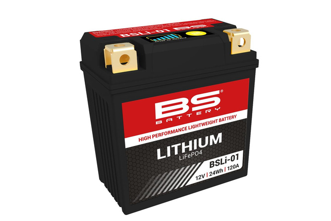 Batteria moto ioni di litio BS Battery 12,8 Volt 2 Ah 100x55x110mm
