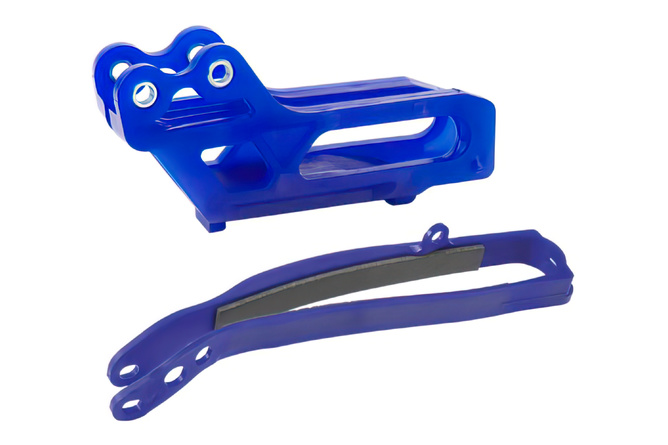 Chain Guide + Slider Kit Polisport blue Yamaha YZ 250 / 450