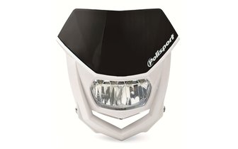 Plaque phare Polisport Halo LED noir / blanc