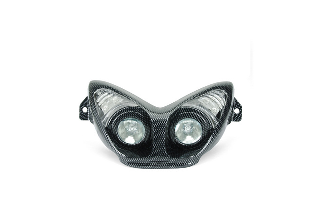 Scheinwerfer mit Blinker Yamaha Aerox bis 2013 Carbon Look