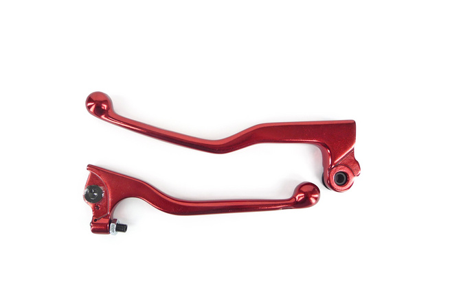 Brems- / Kupplungshebel Set Yamaha DT 50 nach 2003 rot