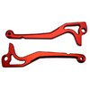 Bremshebel Set Yamaha Aerox Alu CNC Rot
