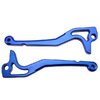 Bremshebel Set Yamaha Aerox Alu CNC Blau