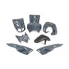 Kit car&eacute;nages MBK Stunt Gris Nardo (7 pi&egrave;ces)
