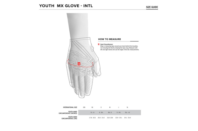 MX Gloves Alpinestars Kids & Youth Full Bore neon yellow/black