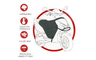 Protector de Piernas Impermeable Universal Scooter / Maxiscooter