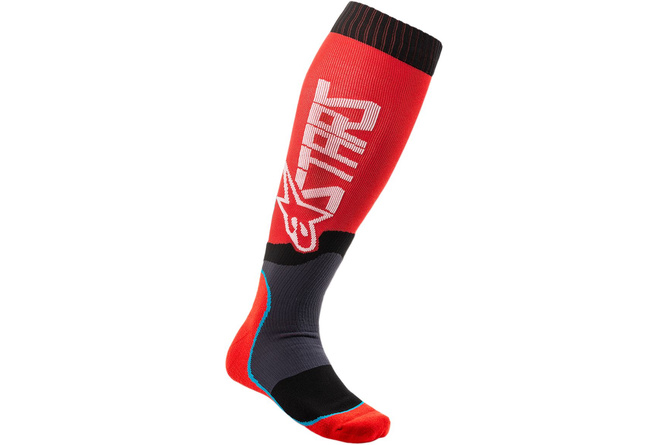 Socks MX Alpinestars MX Plus 2 red / white