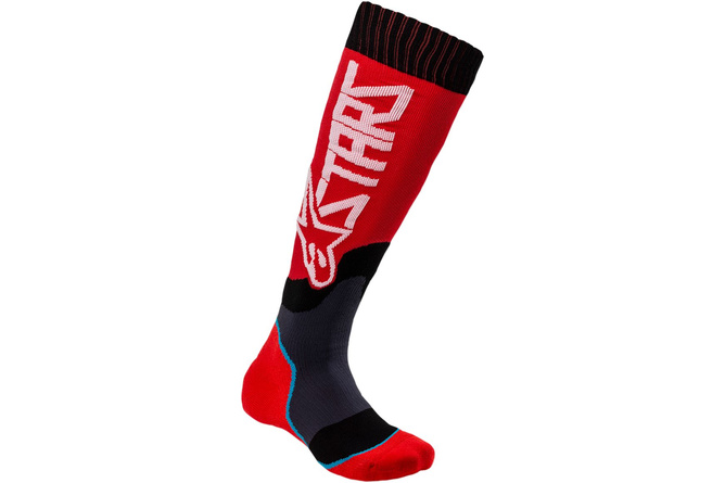 Socks MX Alpinestars MX Plus 2 youth red / white