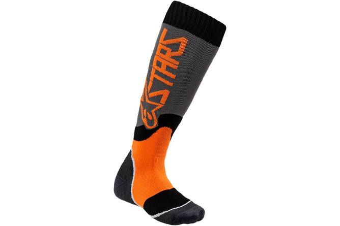 Socks MX Alpinestars MX Plus 2 youth grey / orange