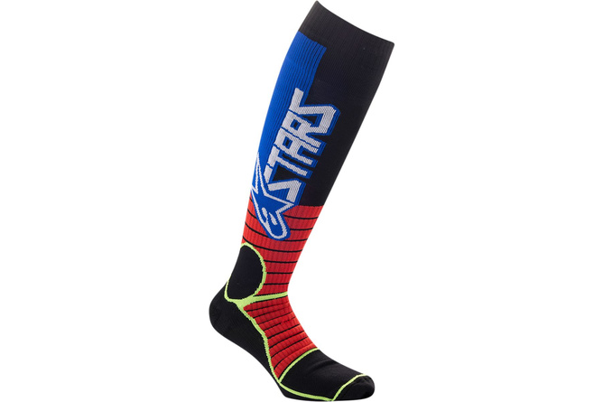 Socks MX Alpinestars MX Pro red / yellow / blue