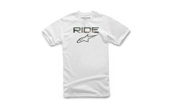 thumbnail image 2 of Alpinestars Ride 4.0 Tee – Military Green/Camo Black – Men's Short Sleeve Crew Neck – Casual Motorcycle Shirt 2 of 6