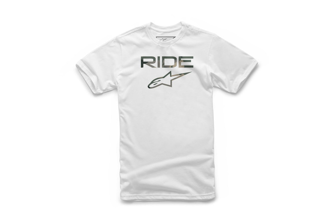 T-Shirt Alpinestars Ride 2.0 Camo white