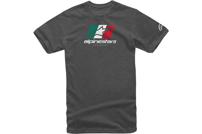 T-Shirt Alpinestars World Tour charcoal
