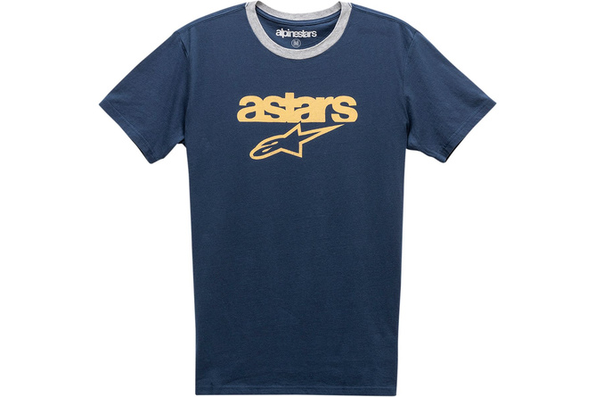 T-Shirt Alpinestars Match navy/grey