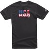 Camiseta Alpinestars Circuits USA Negro