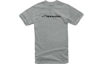 T-shirt Alpinestars Linear gris chiné/noir