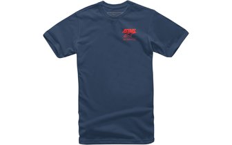 T-shirt Alpinestars Back Mix navy