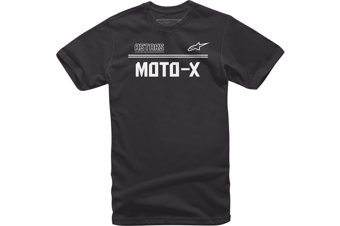 T-Shirt Alpinestars Moto X black/white