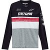 Longsleeve T-Shirt Alpinestars Turbo black/heather grey