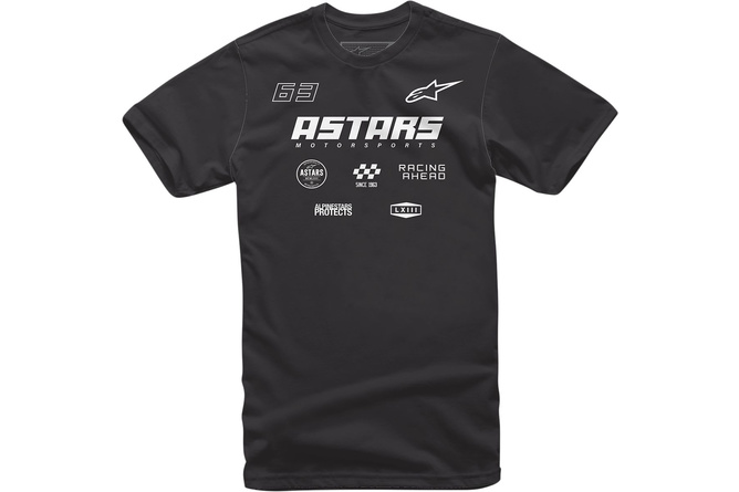 T-Shirt Alpinestars Multi Race black