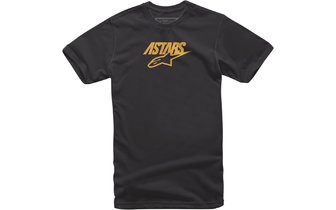 T-Shirt Alpinestars Mixit schwarz/gold