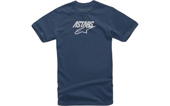 T-Shirt Alpinestars Mixit navy/grau