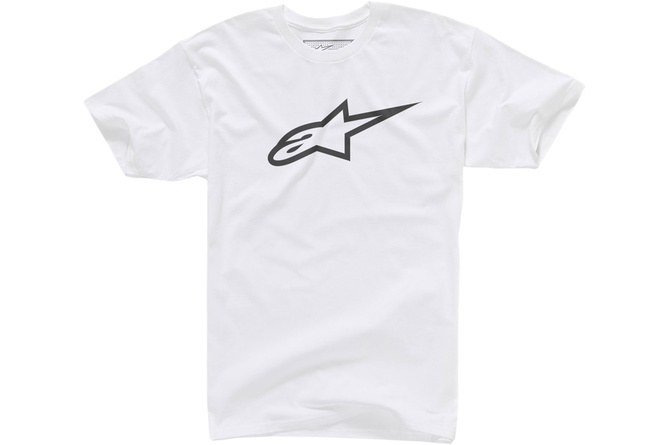 T-Shirt Alpinestars Ageless white/black