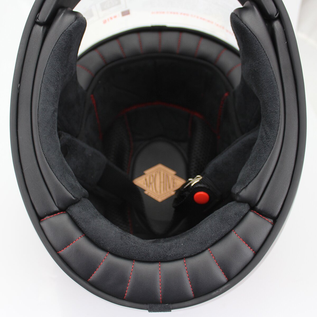 Full-Face Helmet Archive Vintage The Legend black / red | MAXISCOOT