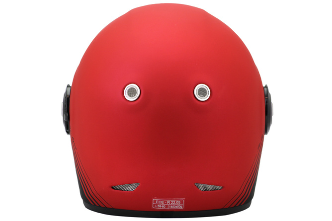 Full-Face Helmet Archive Vintage The Legend matt red