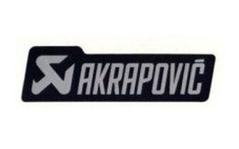 Sticker Akrapovic heat resistant 120x35mm