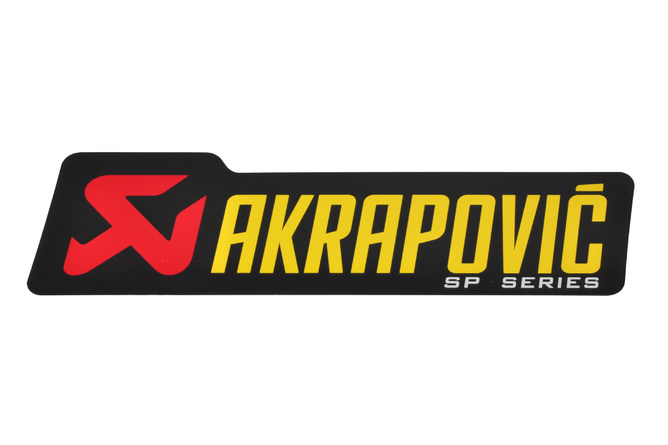 Sticker Akrapovic heat resistant 150mm