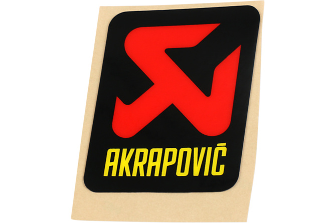 Sticker Akrapovic heat resistant 60x70mm