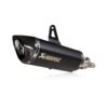 Slip-on Auspuff Akrapovic Italjet Dragster 125 - 200 schwarz