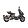 Escape Akrapovic Slip-On Italjet Dragster 125-200 Negro