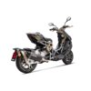 Silencieux Akrapovic Slip-On Italjet Dragster 125 - 200 Noir