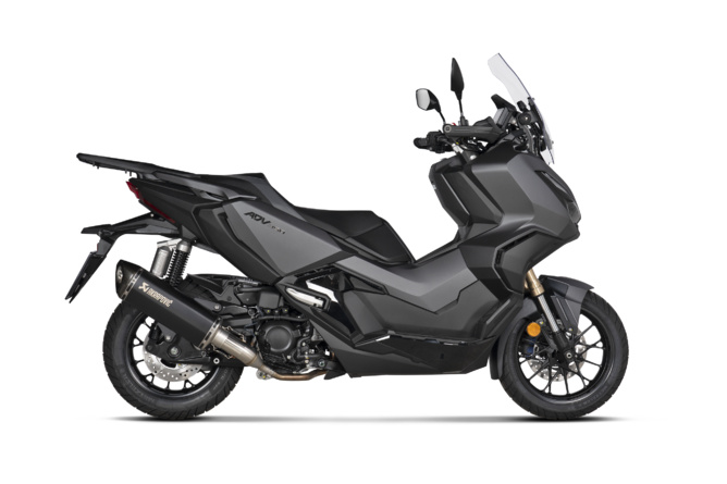 Slip-on Auspuff Akrapovic Honda Forza 350 ab 2024 schwarz