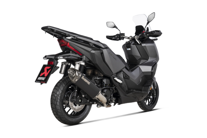 Slip-on Auspuff Akrapovic Honda Forza 350 ab 2024 schwarz