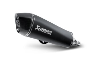 Scarico slip-on Akrapovic Piaggio MP3 400 nero