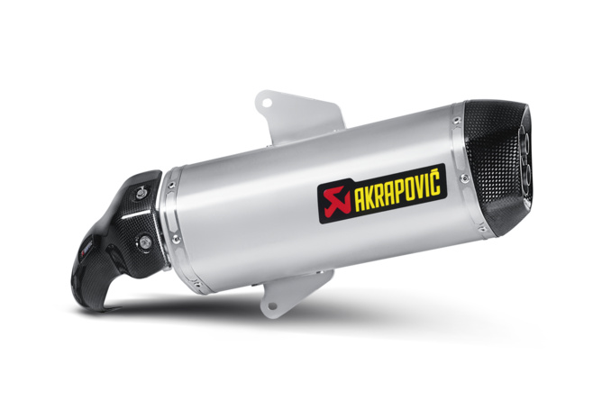 Slip-on Auspuff Akrapovic Edelstahl Gilera GP 800 / Aprilia SRV 850 ab 2012