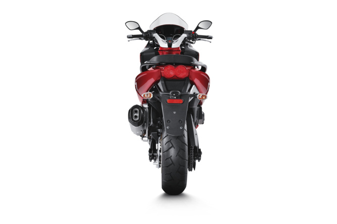 Slip-on Auspuff Akrapovic Edelstahl Gilera GP 800 / Aprilia SRV 850 ab 2012